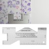 Metal Sewing Ruler Aluminium Alloy Light Flexible Portable Accurate Hand