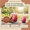 Voatree 110 Pack 16 oz Plastic Cups with Lids and