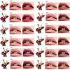 Lápiz Labial 2 En 1 Resistente Al Agua, Delineador De
