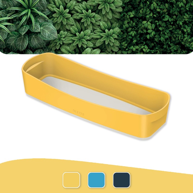 Leitz Storage Boxes, Warm Yellow, 307 x 55 x 105