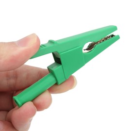 10PCS Clip de Prueba Eléctrica Clips de Cocodrilo Aislados Conector tipo Banana de 4mm J.60050 Abrazadera de Prueba de Tipo de Seguridad Clip de Alambre Clips de Cocodrilo 30A 20mm Tamaño de Apertura