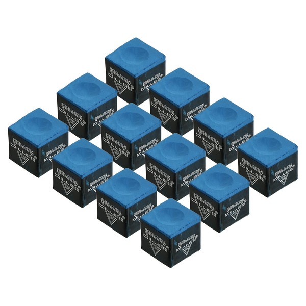 PATIKIL Pack of 12 Billiard Pool Cue Chalk Snooker Billiard