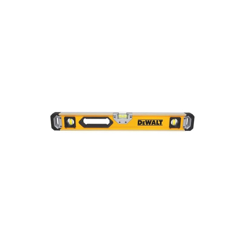 DEWALT DWHT4302524 inch Magnetic Box Beam Level, yellow/black, full size