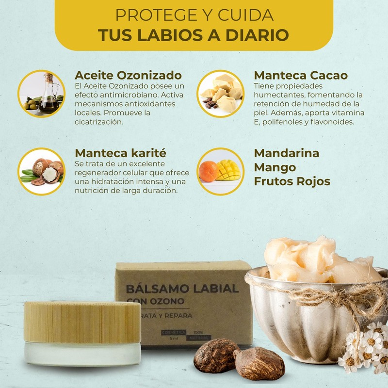Ozone. Dor. Balm piece (5 gr). Balm of cocoa and