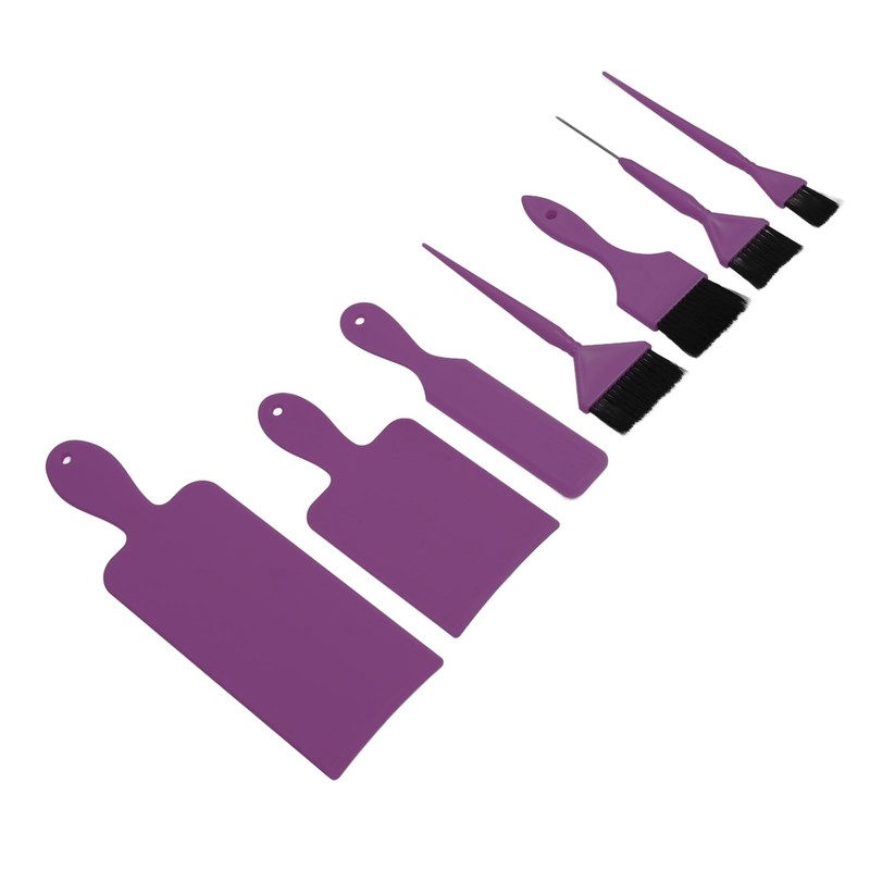 7pcs Hair Dye Tool Set Balayage Board Coloring Brush Hair