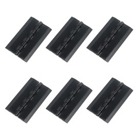 Tulead Acrylic Hinges Black Hinges 2.95"x1.77" Piano Hinges Box Hinges Pack of 6