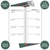 2026 Slim Pocket Diary Week to View - Green Tartan