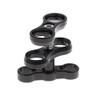 4pcs 1" Aluminum Ball Clamp Bracket Underwater Diving Light Arm