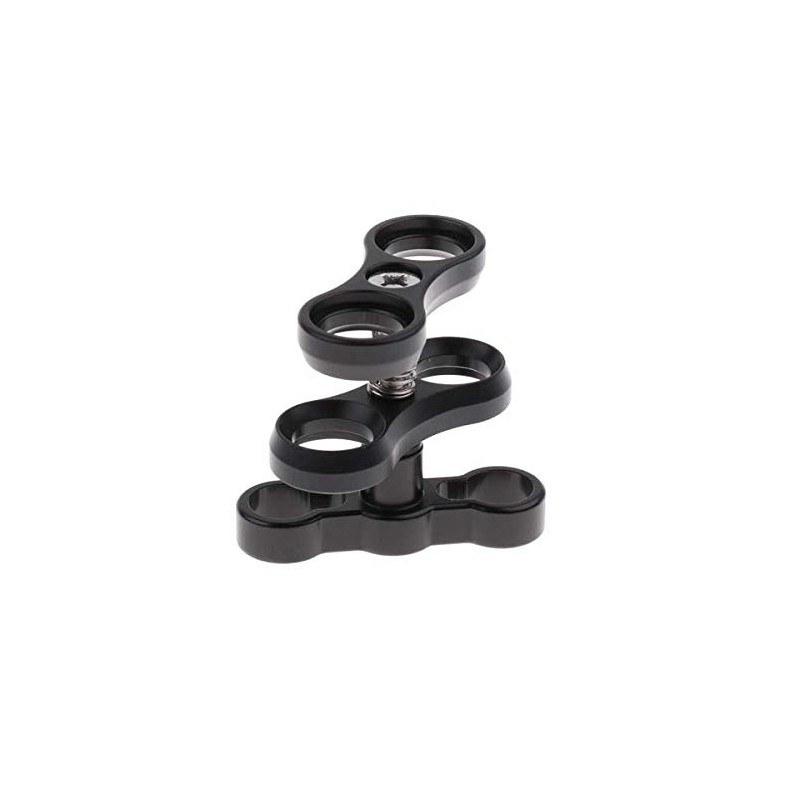 4pcs 1" Aluminum Ball Clamp Bracket Underwater Diving Light Arm