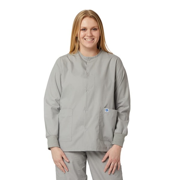 SPECTRUM UNIFORMS Scrub Jackets Doctor Lab Coat -Crew Neck Tops