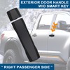 APPERFiT Exterior Door Handle w/o Smart Key Black Front Right