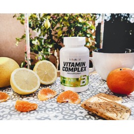 BioTechUSA Vitamin Complex | Multivitamin & Mineral Capsules | Vitality | Skin | Hair | Immunity | 13 Vitamins | 10 Minerals | Gluten Free | 60 Capsules