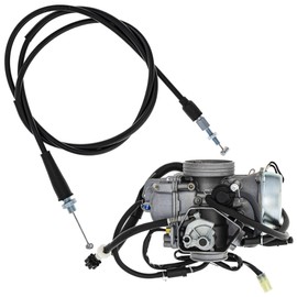 NICHE Carburetor Throttle Cable Kit For Honda Rancher 400 16100-HN7-013 17910-HN5-670 17910-HM7-000 17910-HP5-600