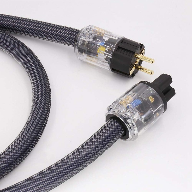 JJmooer Pure Copper with Shielded HiFi Power Cable, Professional Audio