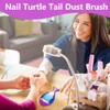 NHQZ Staubpinsel,Nagelstaubentferner,Nagelbürste,Pinsel für Gelnägel,Handwaschbürste,Pulverreiniger,für Acrylnägel und Nagelkunst,Tragbar,Bequem und einfach zu