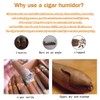 Premium 5-Pack Reusable Cigar Humidor Bags with Humidity Control |