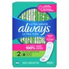 ALWAYS Ultra Thin Size 2 Super Pads Without Wings Unscented,