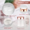 2 Pack 100g/3.4oz Frosted Glass Cream Jar Empty Cosmetic Container