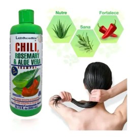 Shampoo De Chile Romero Y Sábila Para Crecimiento Acelerado.