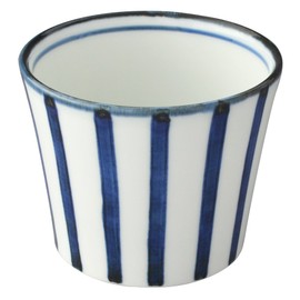 Hasami ware Duchess Spine Kilns near 猪口 Dark Criss Cross Grass 33613 