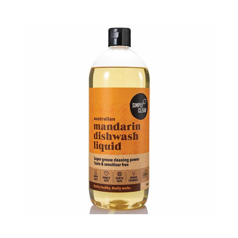Simply Clean Dishwash Liquid - Mandarin, 500ml