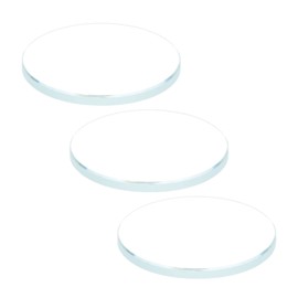 sourcing map AR Coating Watch Lens Round Flat Mineral Watch Glass 29 mm x 2 mm Pack of 3