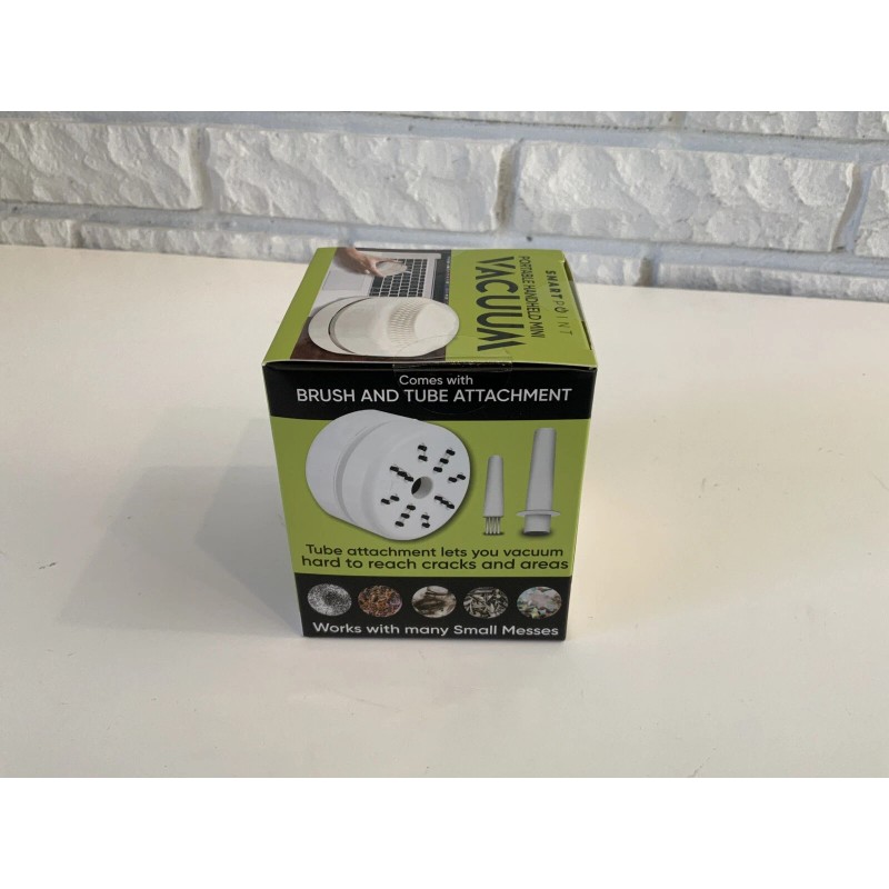 Smart Point Portable Handheld Mini Vacuum for Keyboard W/attachment &