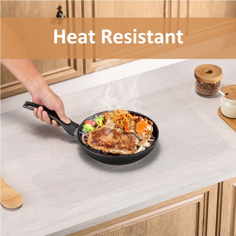 Clear Silicone Countertop Protector Mat, Non Slip & Heat Resistant