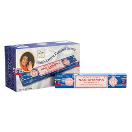 Satya Incense Sticks, 12 Packs x 15g, Nag Champa
