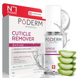 Poderm - Cuticle Remover 2-in-1 Exfoliates and Hydrates Cuticles - Removes Dead Skin - Swiss Lab