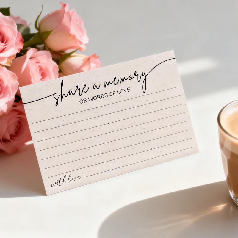 80Pcs Share a Memory Cards, 4” x 6" Card for