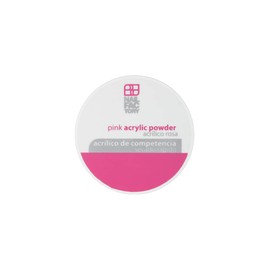 NAIL FACTORY - ACRILICO EN POLVO DE COMPETENCIA Para Construcción Extensión de Uñas, Nail Powder PINK, 7 Oz. / 196 Gr,