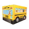 PAWVISH School Bus Cardboard Cat House and Scratcher, Play House,