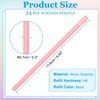 PATIKIL Triangle Wooden Pencils Bulk, 24 Pack HB Graphite Pencils