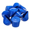 sourcing map 10pcs Rubber End Caps 75mm(3 Inch) ID Vinyl