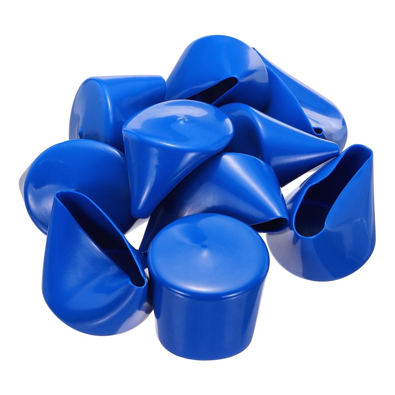 sourcing map 10pcs Rubber End Caps 75mm(3 Inch) ID Vinyl