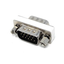 DRUT 1pcs. VGA HD15 to HD15 Male to Male Gender Changer Adapter