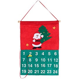PEARL Christmas Calendar: Advent Calendar to Fill Yourself, Santa Claus Motif, 42.5 x 30 cm (Advent Calendar for Filling, Advent Calendar, Children's Christmas)