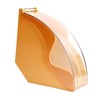 Fan Shape Storage Box with Dustproof Cover Compact Acrylic Filter