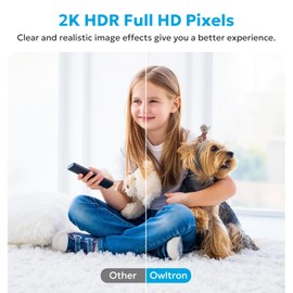 Indoor Camera 2 Pack - Owltron 5GHz/2.4GHz Home Security Camera for Baby & Elder, Pet Camera with Motion Detection, Night Vision, 2-Way Audio, 4MP WiFi Camera Wireless Works with APP & Alexa