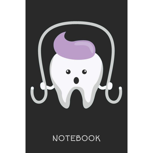 Notebook: Tooth Fairy Cute Dental Hygienist Logbook I Graph Squared