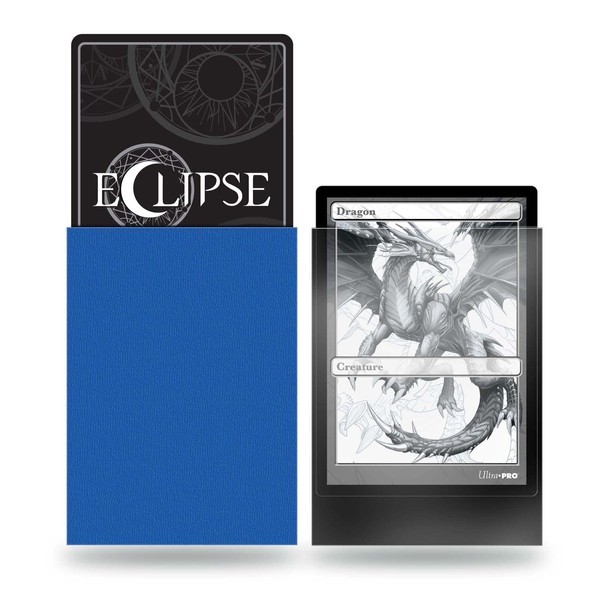 Ultra Pro E-15614 Eclipse Standard Matte Sleeves 100 Pack-Pacific Blue