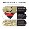 STICKGOO Peel and Stick Backsplash Tiles, Stick on Mosaic Self