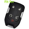 Funda de silicona para llavero inteligente compatible con GMC Acadia