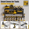 Amoowis Power Tool Organizer, 7 Drill Holder for Tool Organizer,