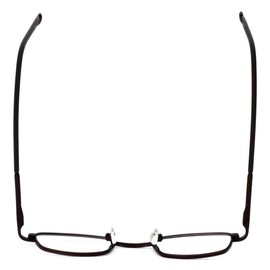 Calabria Flex Plus KIDS 109 Rectangular Reading Glasses +0.00 Shiny Brown Girls