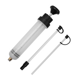 200cc Automotive Fluid Extractor, Oil Syringe Pump Manual Suction Vacuum Transfer for Industrial Gear Boxes, Motor Vehicles, Motor Bikes, RV
