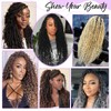 Goddess Locs Crochet Hair 24inch 9 Packs TGrey Boho Faux