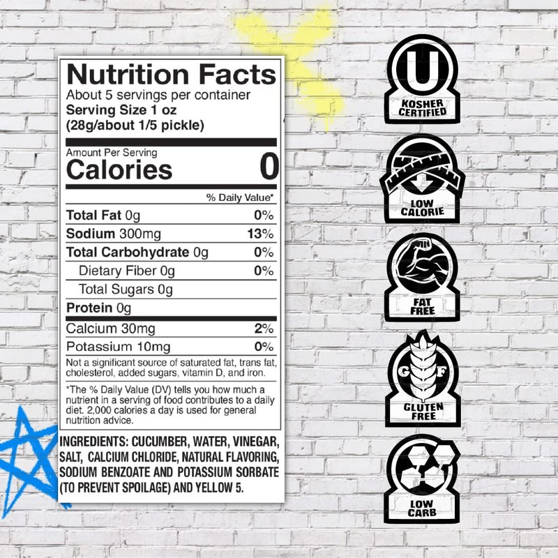 Van Holten's Pickles - Jumbo WARHEADS Pickle-In-A-Pouch - 6 Pack