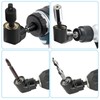 Cfcyhla 105° Winkelschrauber,2 Stück Rechtwinkliger Bohrer, Winkelschrauber 105° Vorsatz Adapter